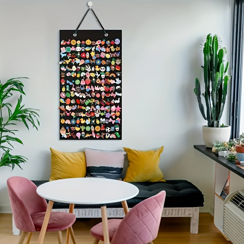 Shoe Charm Holder with 180 Holes Wall Mounted Display