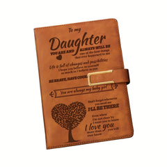 Engraved Bible Verse Journal Daughter Gift, A5 Notebook Religious
