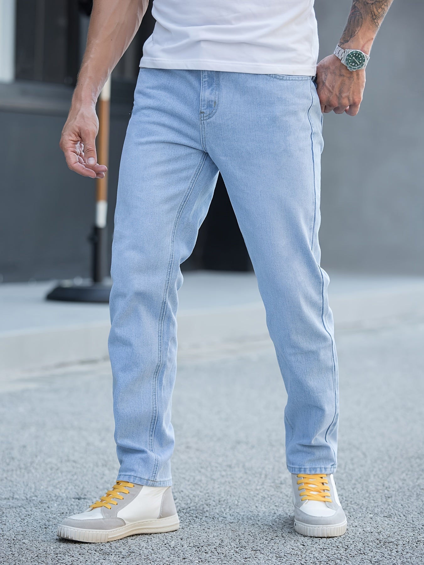 Men's Casual Slim Fit Jeans