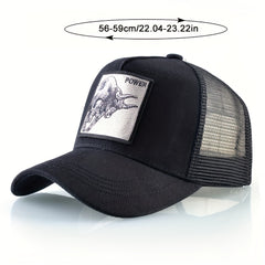 Embroidered Bull Baseball Cap for Men
