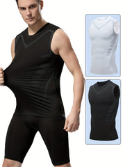 Men's Quick Dry Sleeveless Tank Top for Running Gym Workout