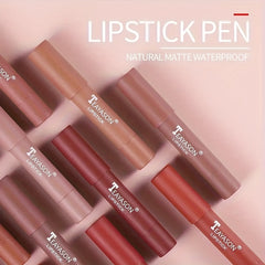 2-in-1 Lipstick & Lip Liner Long Lasting Non-Smudge Waterproof Lip Tint