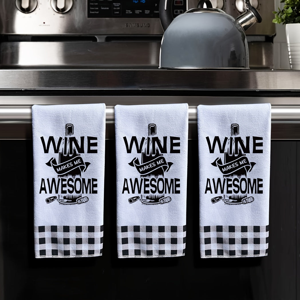 Funny Kitchen Towel Fast Drying Dish Towel Housewarming Gift