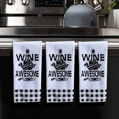 Funny Kitchen Towel Fast Drying Dish Towel Housewarming Gift