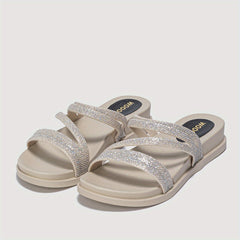 Women's Summer Beach Flat Sandals Lightweight Casual Travel Sandals