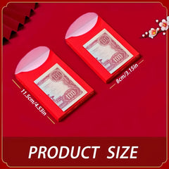 6pcs Chinese New Year Red Packets for Year Of The Dragon Celebrations