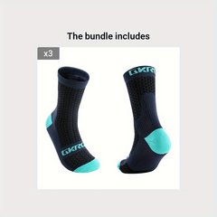 Breathable Sports Crew Socks for Men Quick Drying Sweat Absorbing
