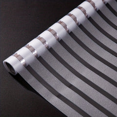 Striped Frosted Glass Window Sticker Insulation Film