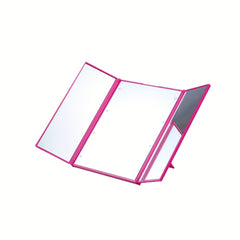 Tri-Folding LED Lighted Makeup Mirror with Stand