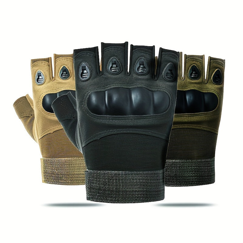 Outdoor Cycling Gloves Half Finger Non-slip Coldproof Sports Gloves