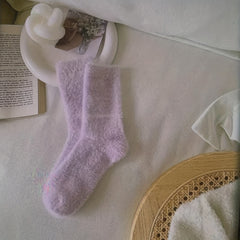 4 Pairs Thickened Warm Mid Calf Socks for Women and Men