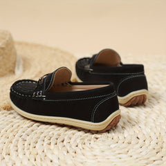 Boys Slip On Loafer Shoes Lightweight Comfortable Non Slip Flats