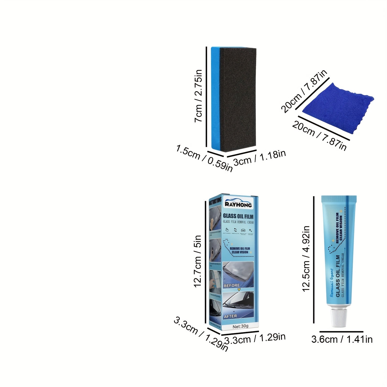 Glass Film Remover Front Windshield Window Rainproof Remove Film Car