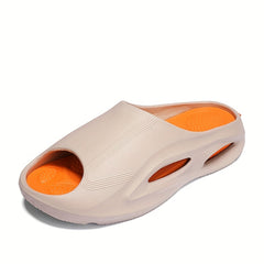 Men's Non Slip Platform Slides Soft Sole Cloud Slides Indoor Outdoor