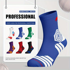 Basketball Socks High Cushion Thick Crew Socks for Men Women
