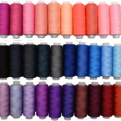 Sewing Thread 100 Colors Industrial & Hand Stitching Cotton Thread