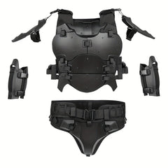 Outdoor Training Protective Vest Set with Adjustable Pads and Molle Belt