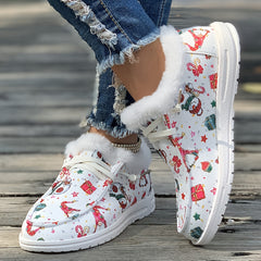 Christmas Snow Boots for Women - Dwarf & Snowman Designs - Warm