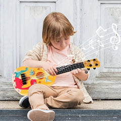 Mini Ukulele Toy Guitar for Kids Musical Educational Instrument