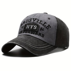 NYS Embroidery Patch Baseball Cap Vintage Distressed Dad Hat
