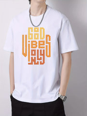 Men's Casual Cotton Printed T-shirt