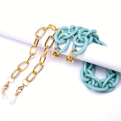 Acrylic Eyeglasses Lanyard Strap Anti Slip Glasses Chain Face Covering Retainer