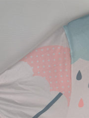Plus Size Cloud & Umbrella Print Nightdress