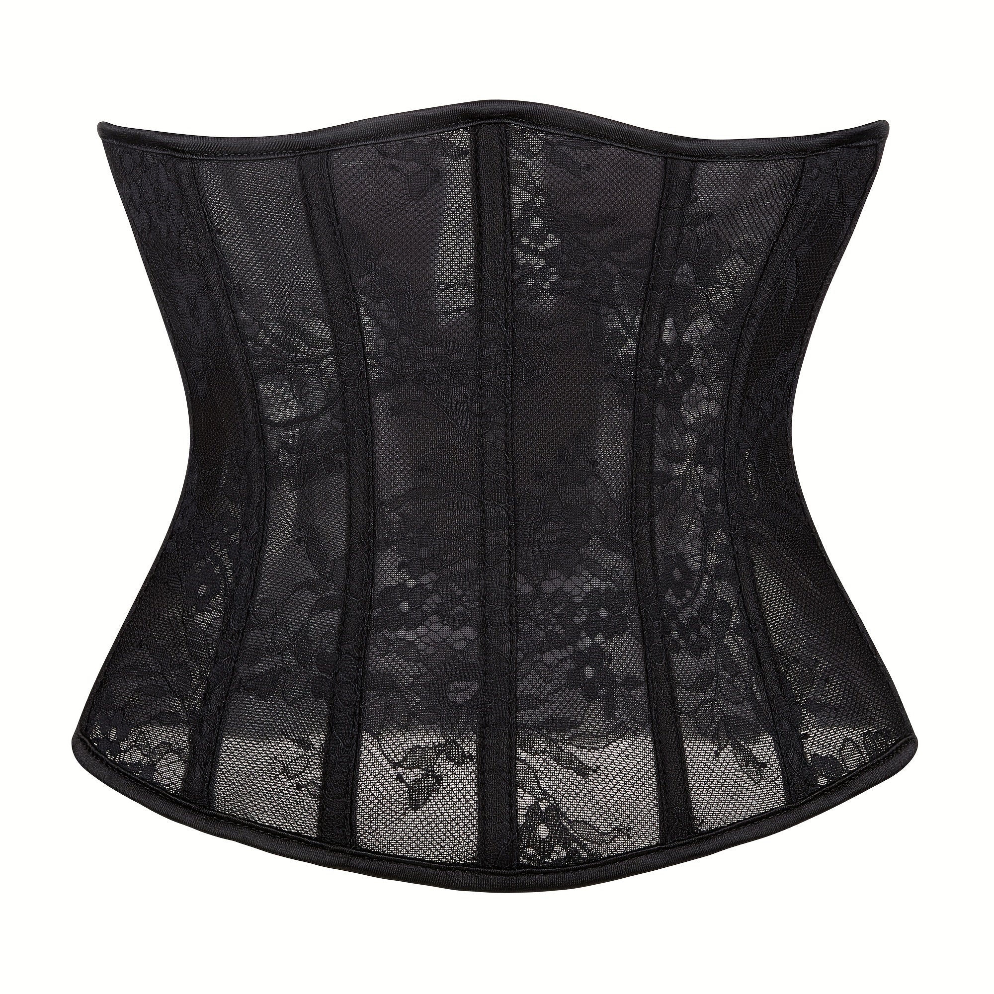 Lace Stitching Tummy Wrap Tummy Control Zipper Slimming Belly Belt