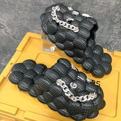 Women's Pineapple Bubble Slippers Soft Comfortable Indoor/Outdoor Shoes