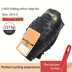 1pc Folding Tire 20 4 0 & 26 4 0 for Snowmobile ATV Bicycle Repair