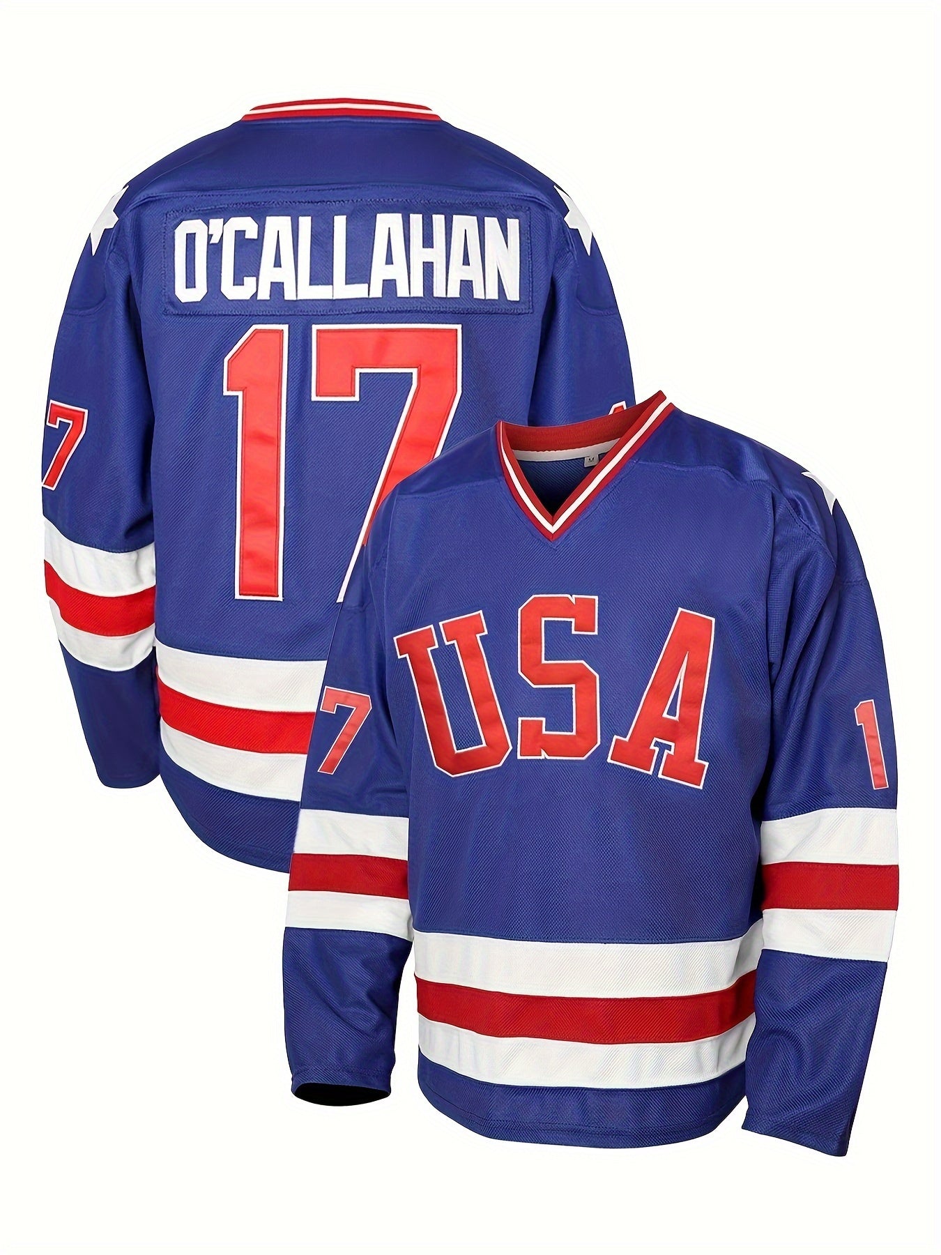 Men's Ice Hockey Jersey Classic Vintage Panel Shirt