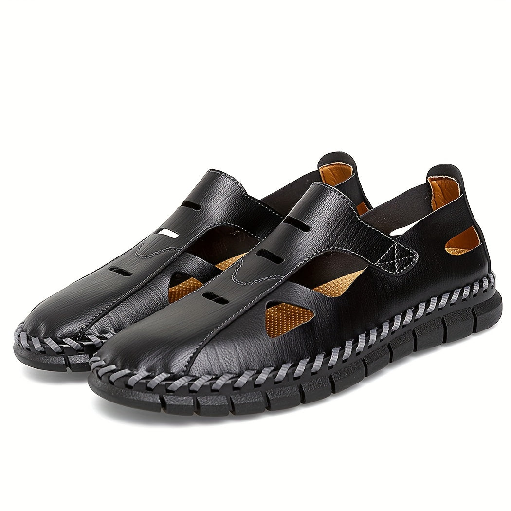 Men's Closed Toe Superfine Fiber Outdoor Casual Sandals