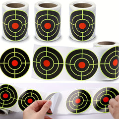 100pcs Self-Adhesive Splatter Targets 7.62 Cm Round Paper Target