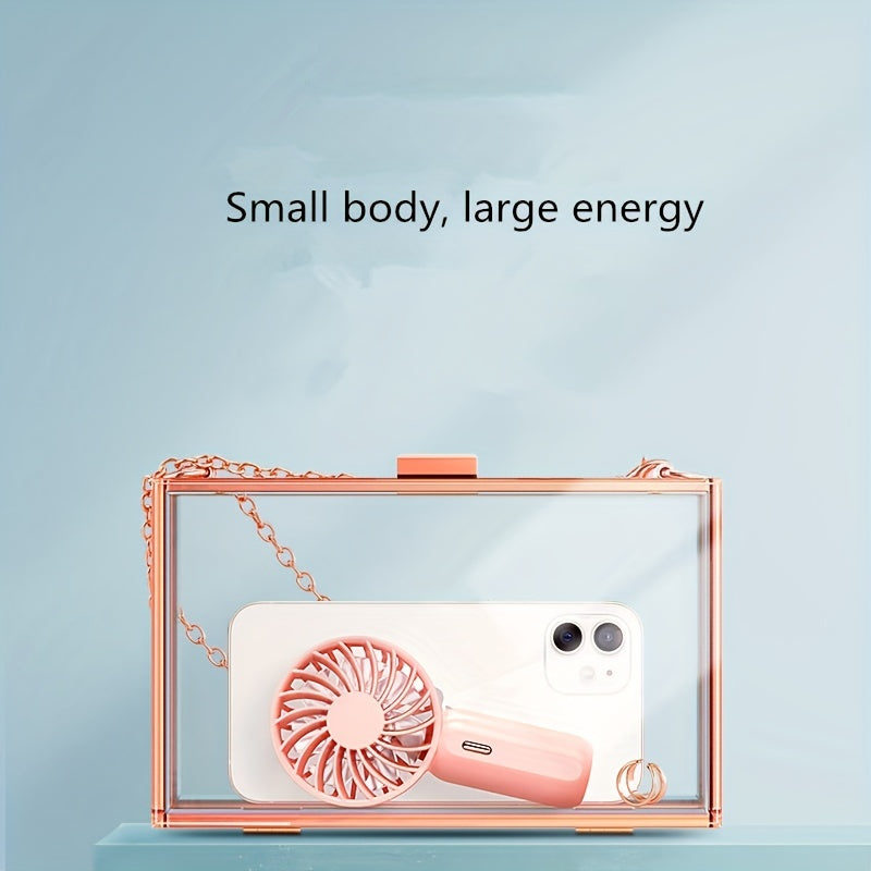 Mini Pocket USB Rechargeable Handheld Fan Compact Outdoor Activity