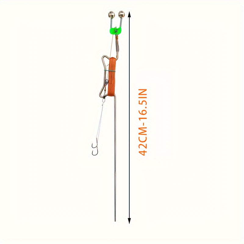5pcs Automatic Fishing Device With Bite Alarm Ground Insert Fishing Tool
