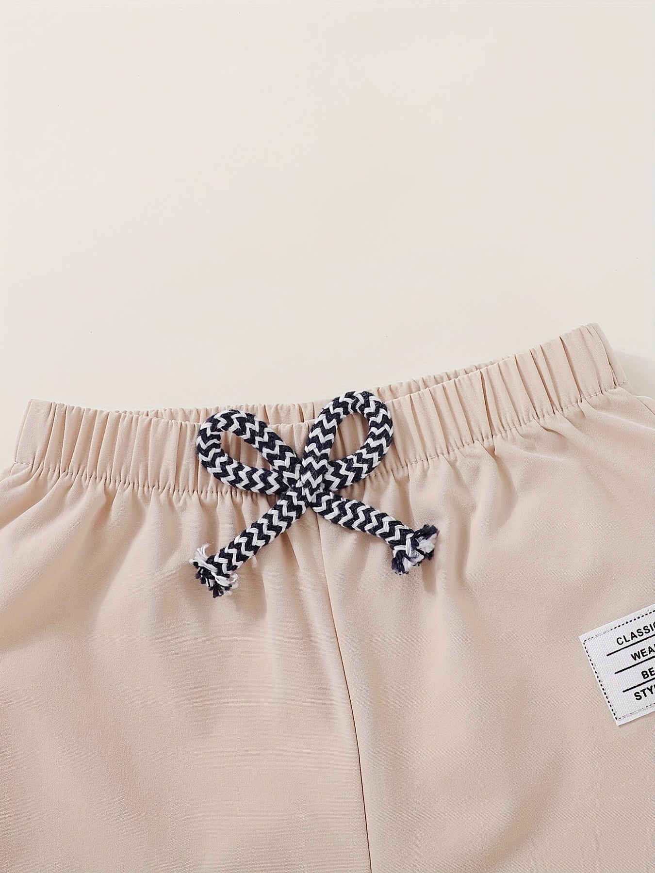 Kids Label Pattern Mosquito Repellent Trousers