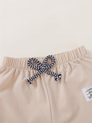 Kids Label Pattern Mosquito Repellent Trousers