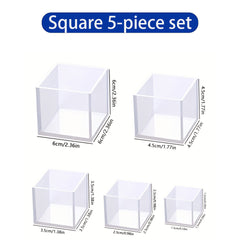 Silicone Resin Molds Set for DIY Home Decorations Flower Preservation