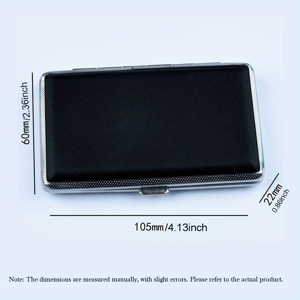 Ultra Thin Double-sided Leather Cigarette Box
