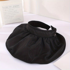 Wide Brim Shell Sunshade Visor Hat UV Protection