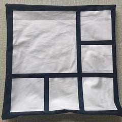 4pcs Plaid Printed Soft Short Plush Pillowcase for Camping