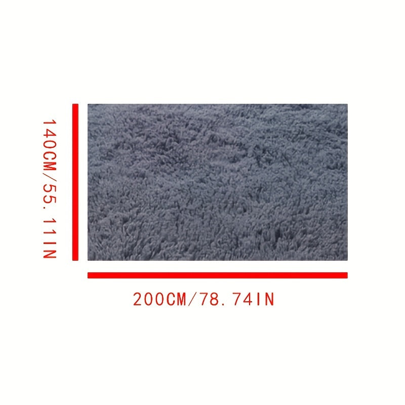 Soft Plush Shag Area Rugs - Fluffy Shaggy Floor Carpet