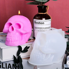 Skeleton Candle Silicone Mold for Halloween Easter Candle Making Soap Gypsum Mol