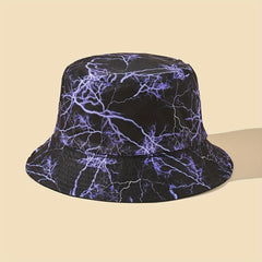 Men's Purple Lightning Bucket Hat