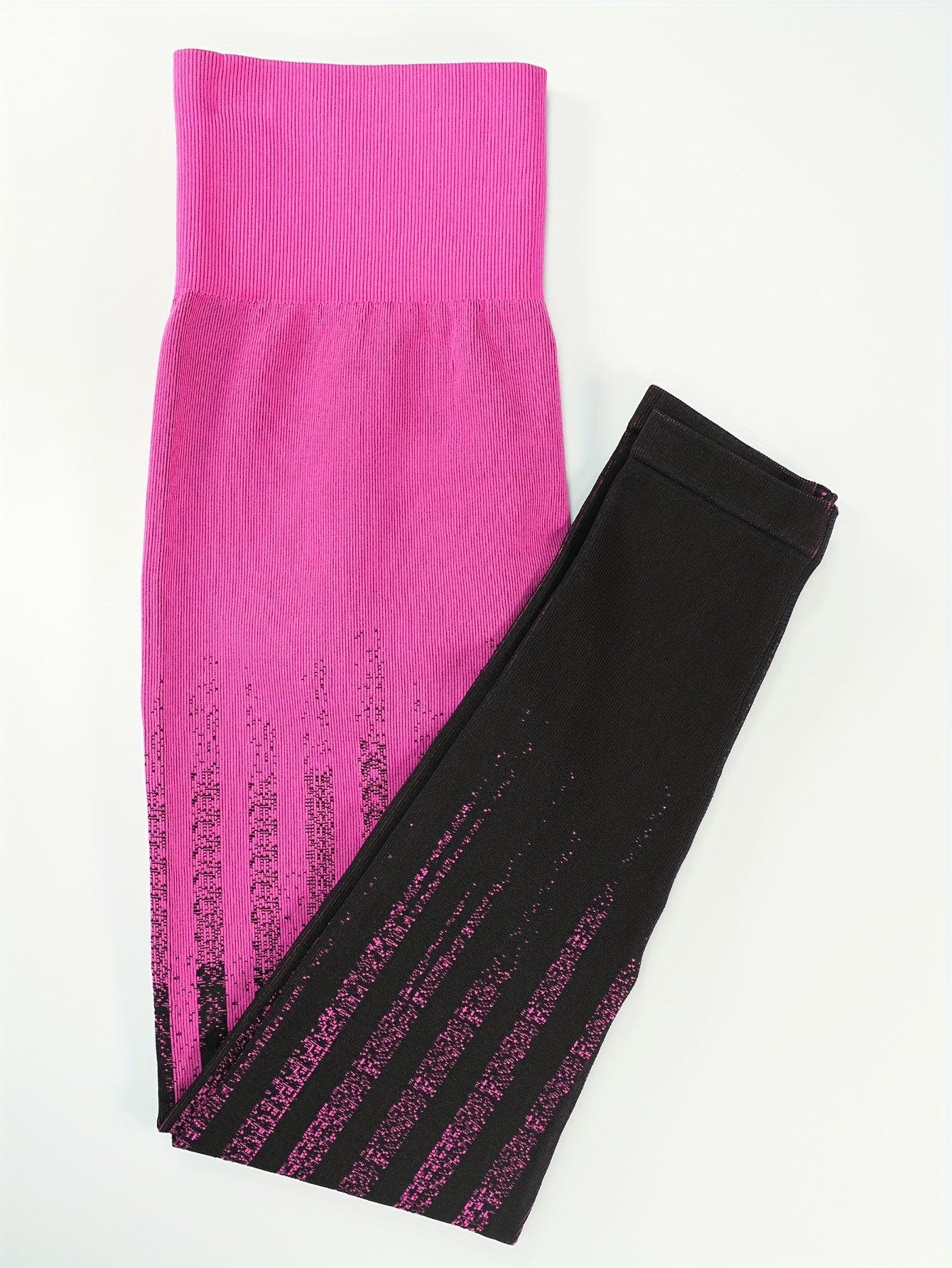 Gradient Workout Butt Lifting Sports Leggings High Waist Yoga Pants