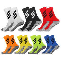 2 Pairs Non Slip Soccer Socks Outdoor Sports Socks Football Socks