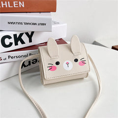 Rabbit Shoulder Messenger Bag Mini Coin Purse Wallet For Girls