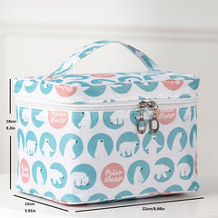 Cartoon Travel Cosmetic Bag Zipper Makeup Organizer Toiletry Wash Bag