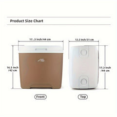 Larger Capacity Cooler Box Lightweight Cooler for BBQ Camping