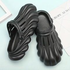 Men's Lightweight Comfy Garden Clogs Hollow Out Non Slip Shoes